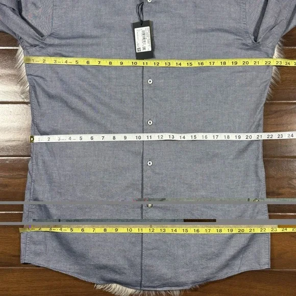 Hugo Boss Sz L / 16.5 L / 34 - 35 Max Kent Sharp Fit Button Up Long Sleeve Shirt